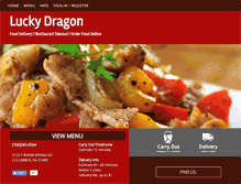 Tablet Screenshot of luckydragonga.com